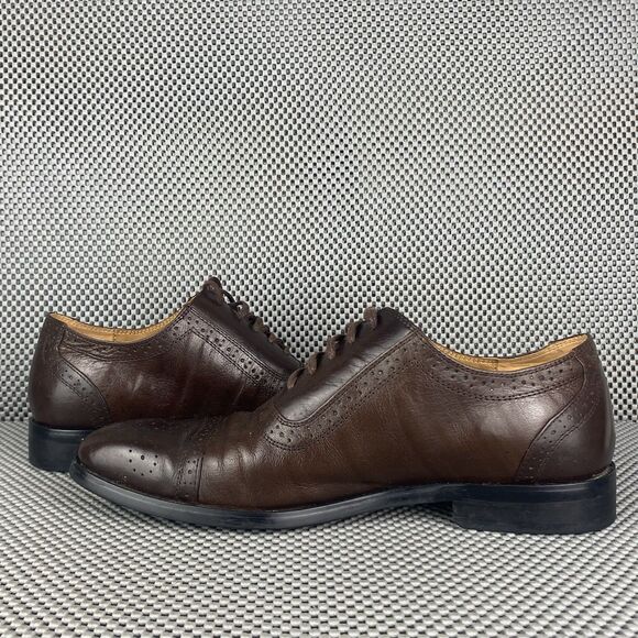Salvatore Ferragamo Tramezza  Dress Shoes Mens 42 Brown Leather Made In Italy main image 13